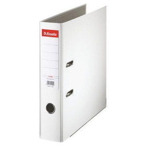 Pákový pořadač Esselte Eye, 20 ks, šířka 75 mm, bílý