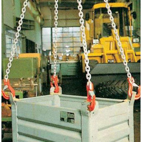 Vázací řetěz s okem a čtyřmi háky, do 17 000kg