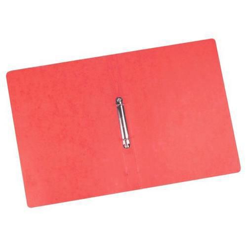 Kroužkový pořadač Clear, 20 ks, 2 kroužky, červený