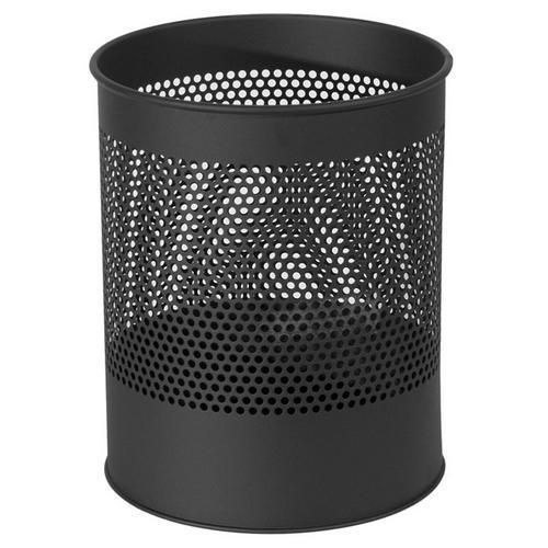 Kovový odpadkový koš Gap, objem 15 l, černý