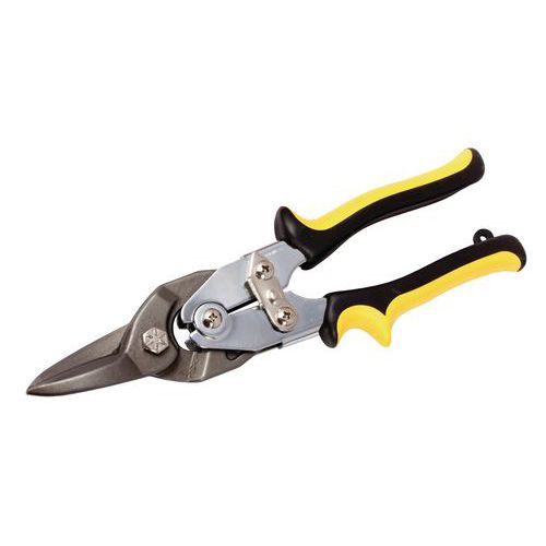 Nůžky na plech, červené