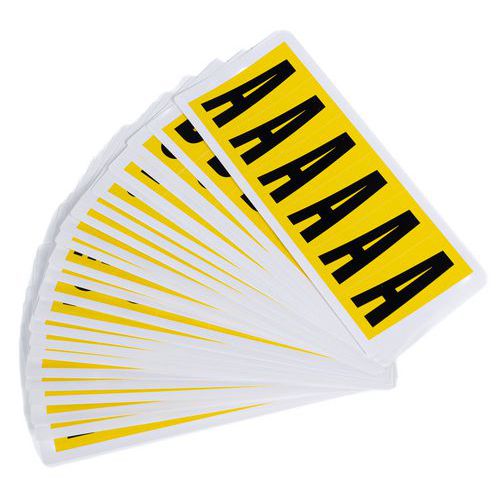 Samolepicí písmena, 90 x 38 mm