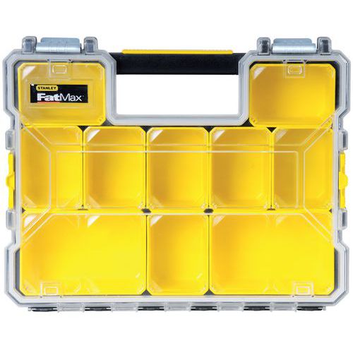 Organizér Stanley Fatmax, 10 přihrádek, 446 x 357 x 74 mm, vodotěsný