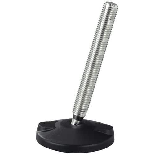 Nastavitelná polyamidová patka Robo, průměr 80 mm, 95 mm