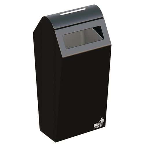 Odpadkový koš BINsystem Double BIN 90 černý