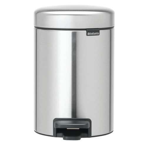 Odpadkový koš s nožním pedálem NewIcon 3 l z matné nerezové oceli – Brabantia