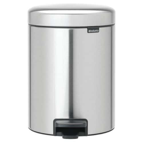 Odpadkový koš s nožním pedálem NewIcon 5 l z matné nerezové oceli – Brabantia