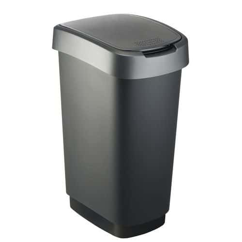 Odpadkový koš Twist 50 l černý