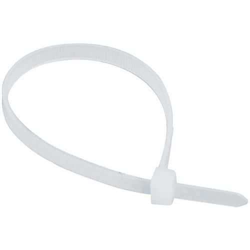 Vázací plastové pásky Stafa, šířka 3,6 mm, délka 14 cm, bílá, 1 000 ks