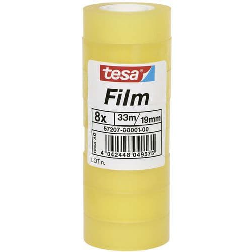 Lepicí pásky Tesa, šířka 19 mm, délka 33 m, 8 ks