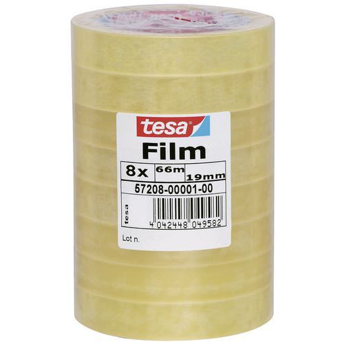 Lepicí pásky Tesa, šířka 19 mm, délka 66 m, 8 ks