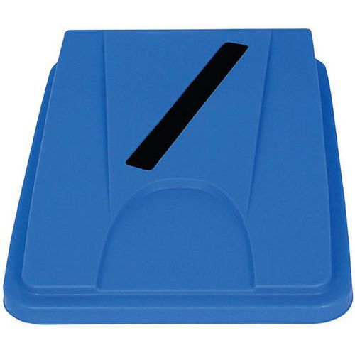 Víko na odpadkové koše Manutan Expert 60 a 80 l, modré