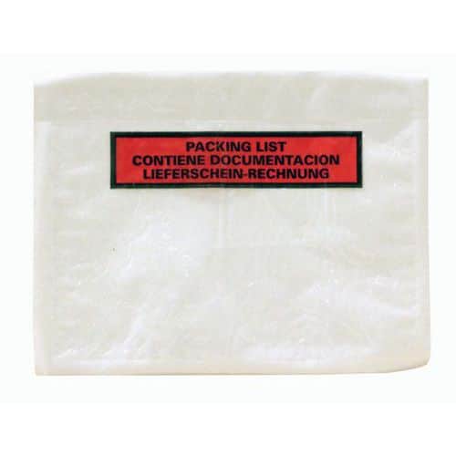 Nalepovací obálky na dokumenty EcoList, 1 000 ks, 162 x 120 mm