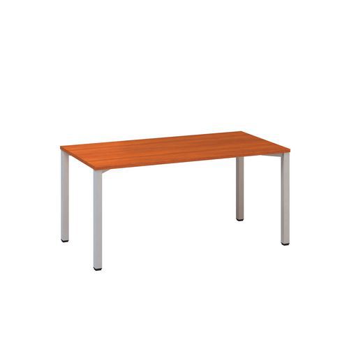 Kancelářský stůl Alfa 200, 160 x 80 x 74,2 cm, rovné provedení, dezén třešeň