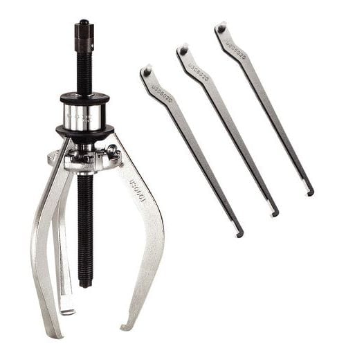 Vnitřní a vnější stahovák se 2 nebo 3 čelistmi, extrakční výkon min. průměr 23 mm