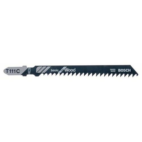 Bosch - Pilový plátek do kmitací pily T 111 C Basic for Wood, 3ks x 10 BAL