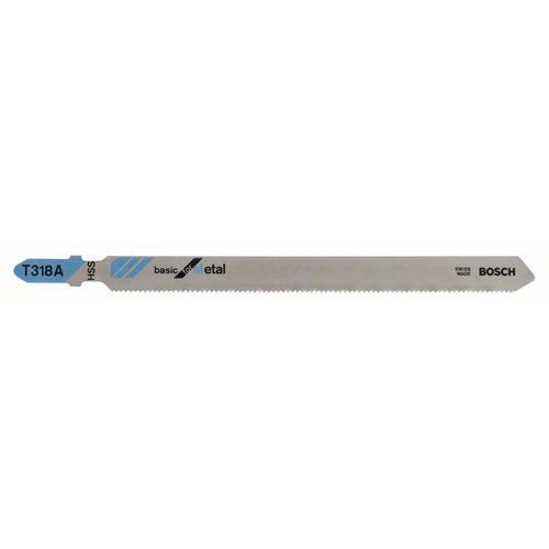 Bosch - Pilový plátek do kmitací pily T 318 A Basic for Metal, 5ks x 10 BAL