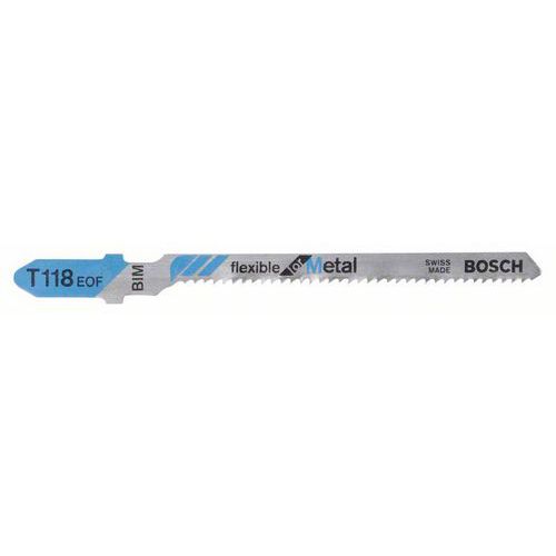 Bosch - Pilový plátek do kmitací pily T 118 EOF Flexible for Metal, 5ks x 10 BAL