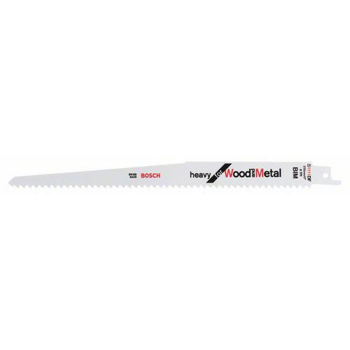 Bosch - Pilový plátek do pily ocasky S 1111 DF Heavy for Wood and Metal, 2ks x 5 BAL