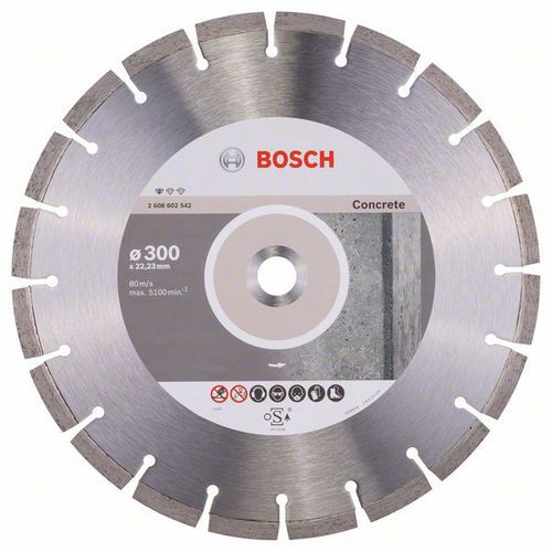 Bosch - Diamantový řezný kotouč Standard for Concrete 300 x 22,23 x 3,1 x 10 mm
