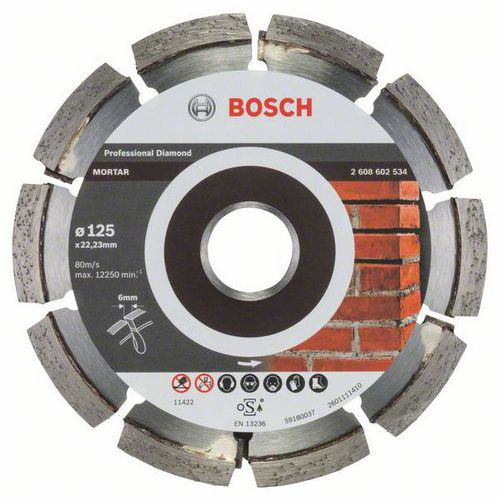Bosch - Fréza na spáry Expert for Mortar 125 x 6 x 7 x 22,23 mm