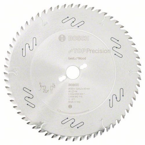 Bosch - Pilový kotouč do okružních pil Top Precision Best for Wood 300 x 30 x 3,2 mm, 60