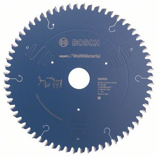 Bosch - Pilový kotouč Expert for Multi Material 216 x 30 x 2,4 mm, 64