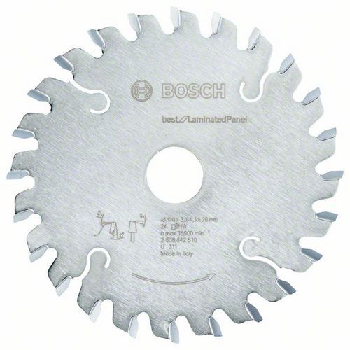 Bosch - Kónický předřezávací kotouč Best for Laminated Panel 120 x 20 x 2,2 mm; 24