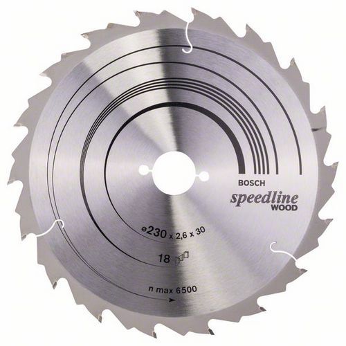 Bosch - Pilový kotouč Speedline Wood 230 x 30 x 2,6 mm, 18