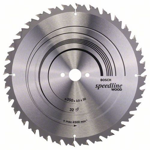 Bosch - Pilový kotouč Speedline Wood 350 x 30 x 3,5 mm, 32