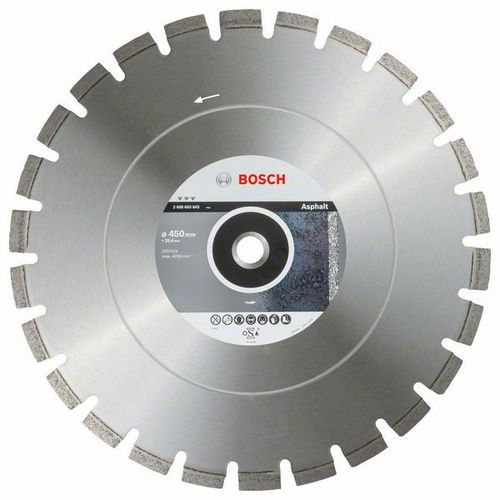 Bosch - Diamantový řezný kotouč Best for Asphalt 450 x 25,40 x 3,6 x 12 mm