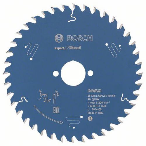 Bosch - Pilový kotouč Expert for Wood 170 x 30 x 2,6 mm, 40