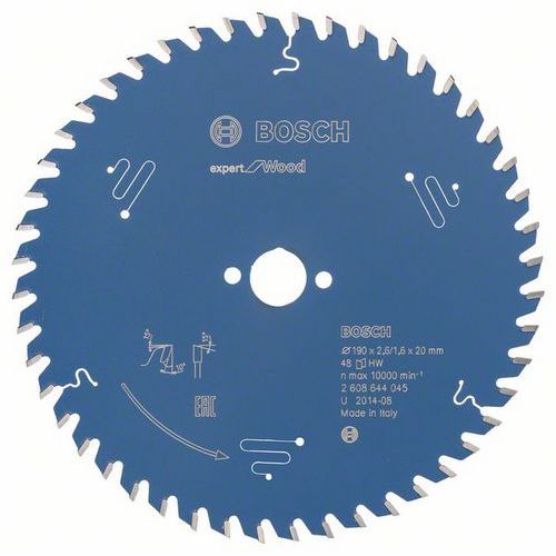 Bosch - Pilový kotouč Expert for Wood 190 x 20 x 2,6 mm, 48