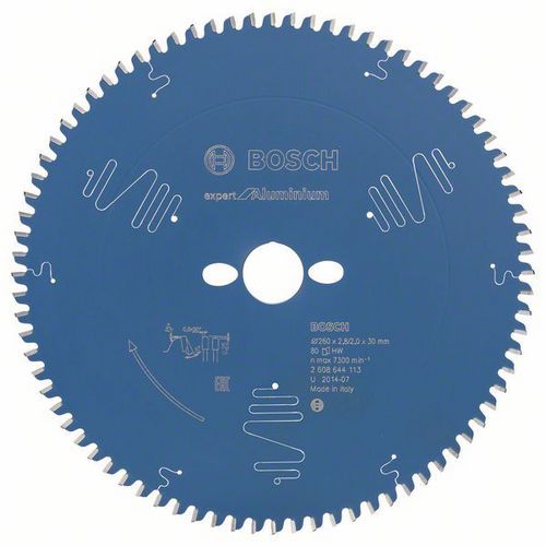 Bosch - Pilový kotouč Expert for Aluminium 260 x 30 x 2,8 mm, 80