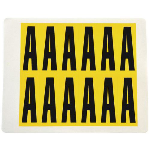 Samolepicí písmena, 56 x 21 mm