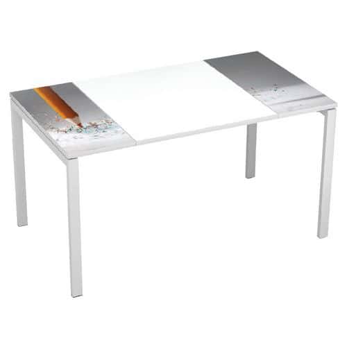 Kancelářský stůl Manutan Expert Easy Office, 140 x 80 x 75 cm, tužka
