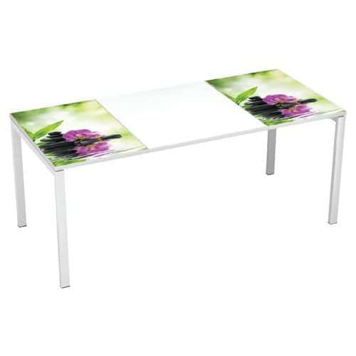 Kancelářský stůl Manutan Expert Easy Office, 180 x 80 x 75 cm, bambus