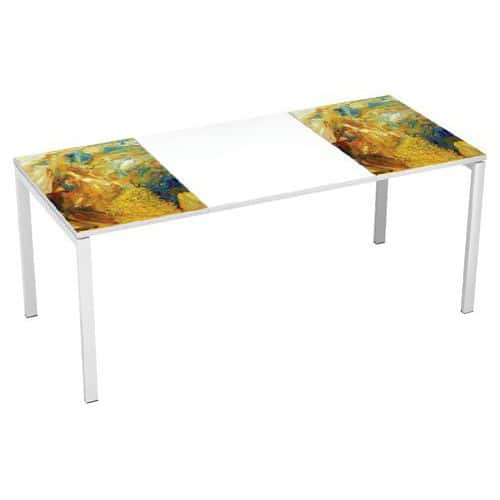 Kancelářský stůl Manutan Expert Easy Office, 180 x 80 x 75 cm, camaieu