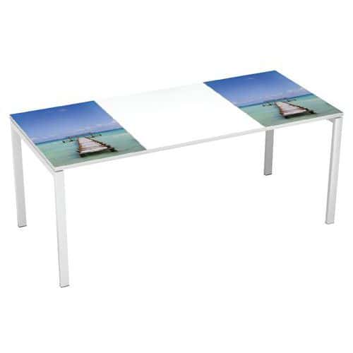Kancelářský stůl Manutan Expert Easy Office, 180 x 80 x 75 cm, ponton