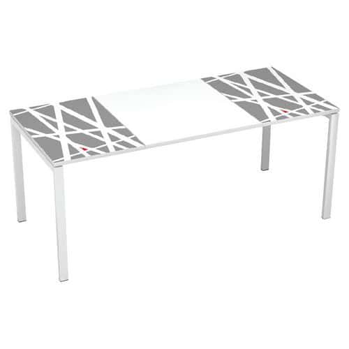 Kancelářský stůl Manutan Expert Easy Office, 180 x 80 x 75 cm, street