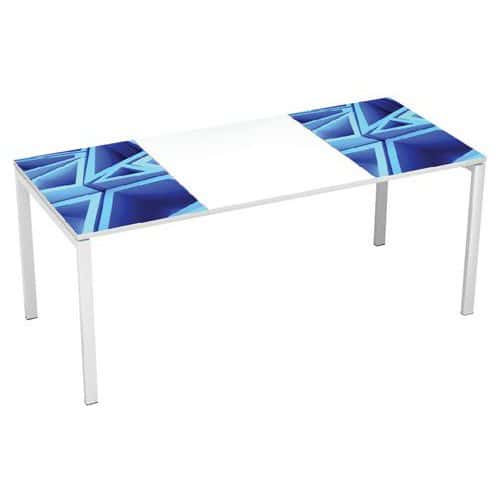Kancelářský stůl Manutan Expert Easy Office, 180 x 80 x 75 cm, triangl