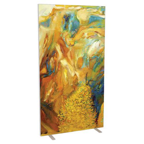 Paraván Manutan Expert Easy Office, 94 x 174 x 39 cm, camaieu