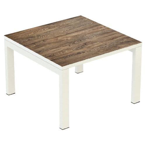 Konferenční stolek Manutan Expert Easy Office, 60 x 60 cm, dřevo