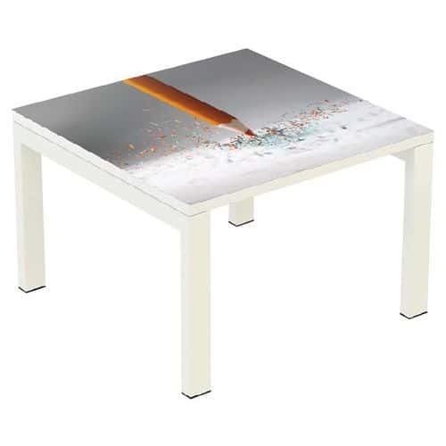 Konferenční stolek Manutan Expert Easy Office, 60 x 60 cm, tužka