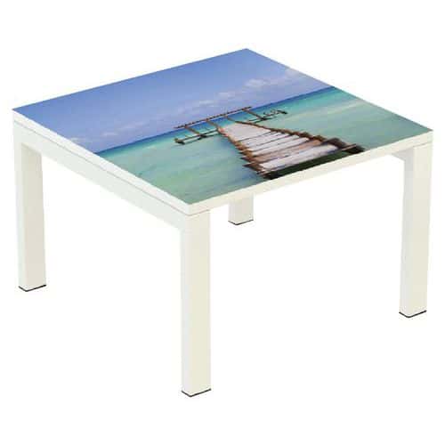 Konferenční stolek Manutan Expert Easy Office, 60 x 60 cm, ponton