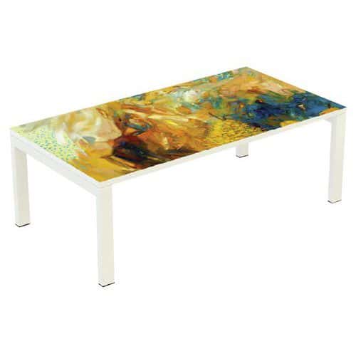 Konferenční stolek Manutan Expert Easy Office, 114 x 60 cm, camaieu