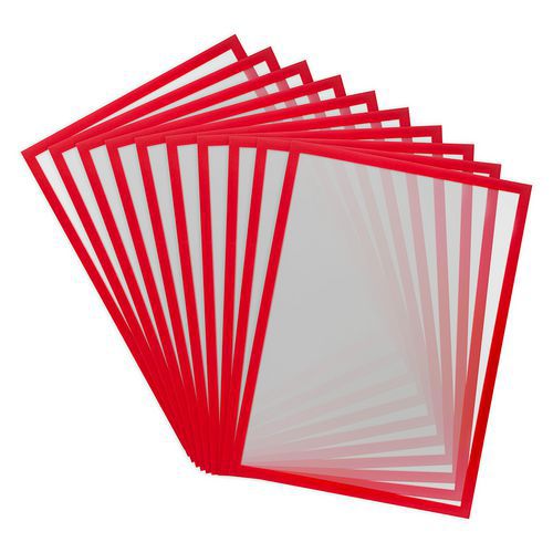 Informační rámečky Tarifold Lean A3, červené