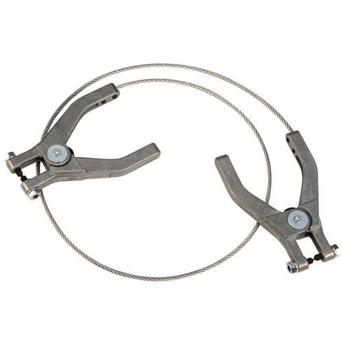 Zemnící kabel se svorkami, 1 m