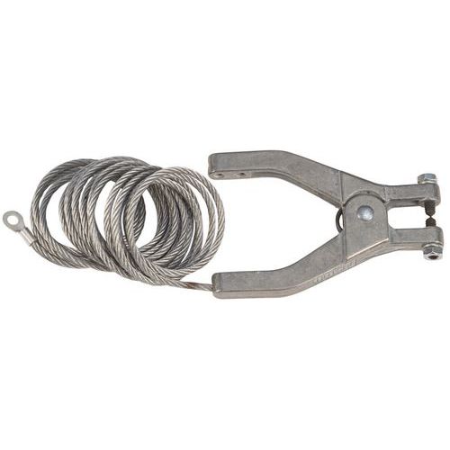 Zemnící kabel se svorkou, 3 m