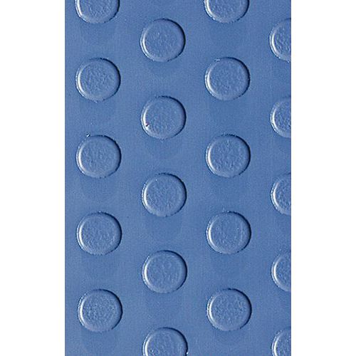 PVC protiskluzová rohož Plastex s penízkovým povrchem, 98 cm x 25 m, modrá